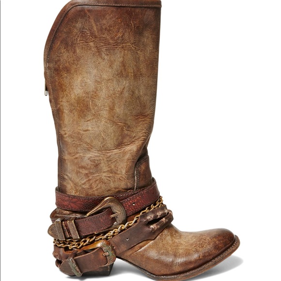 Freebird by Steven Shoes - Freebird by Steven Knox buckle boots leather